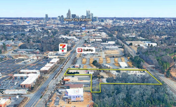 3221 & 3227 Wilkinson Blvd, Charlotte, NC à vendre - Aérien – Image 2 sur 2