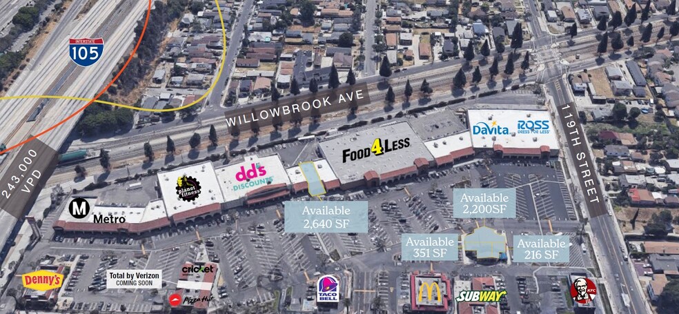 11700-11860 S Wilmington Ave, Los Angeles, CA à louer - Photo principale – Image 1 sur 2