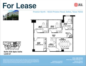 18333 Preston Rd, Dallas, TX à louer Plan d’étage– Image 1 sur 1