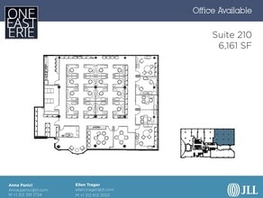 1 E Erie St, Chicago, IL à louer Plan d’étage– Image 1 sur 1