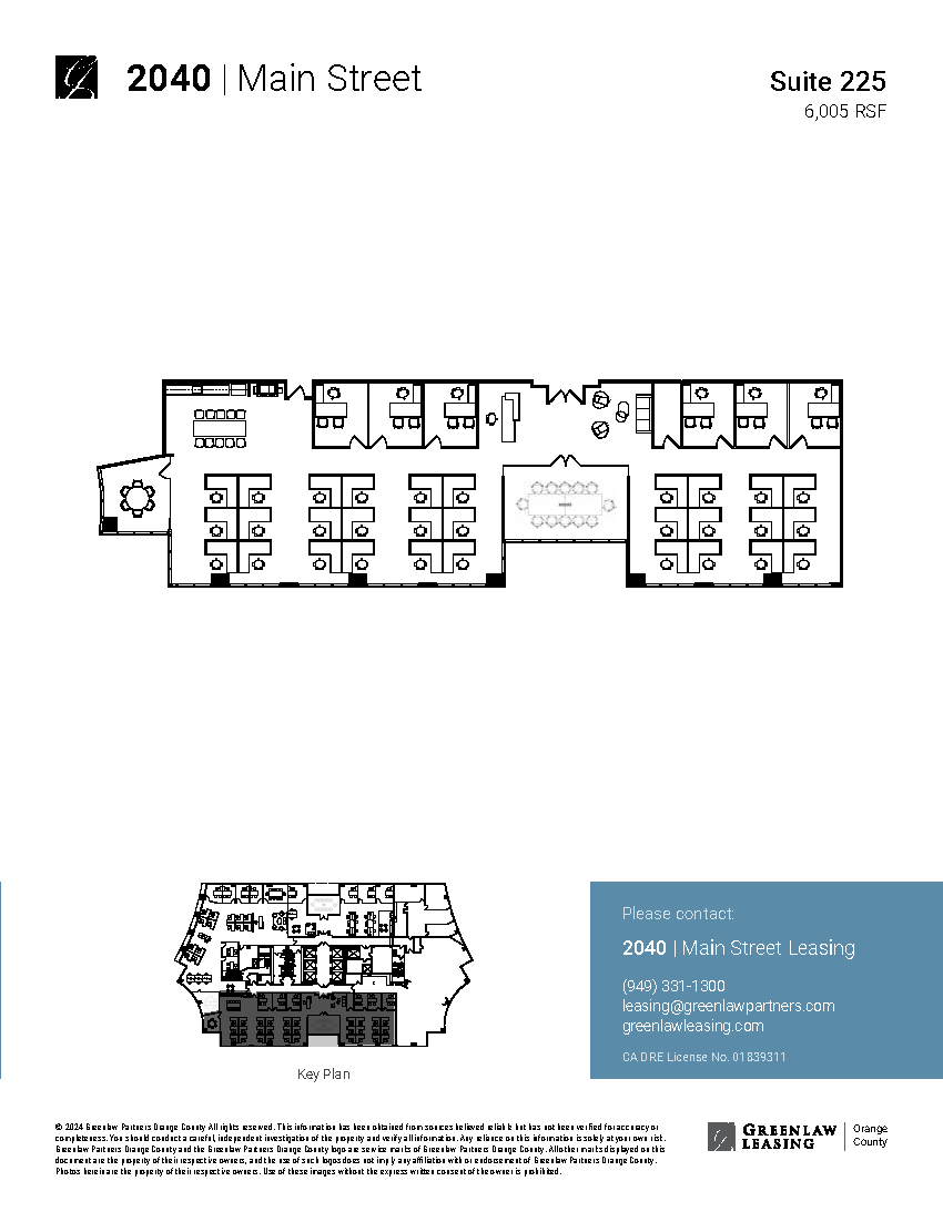 2040 Main St, Irvine, CA à louer Plan d’étage– Image 1 sur 2