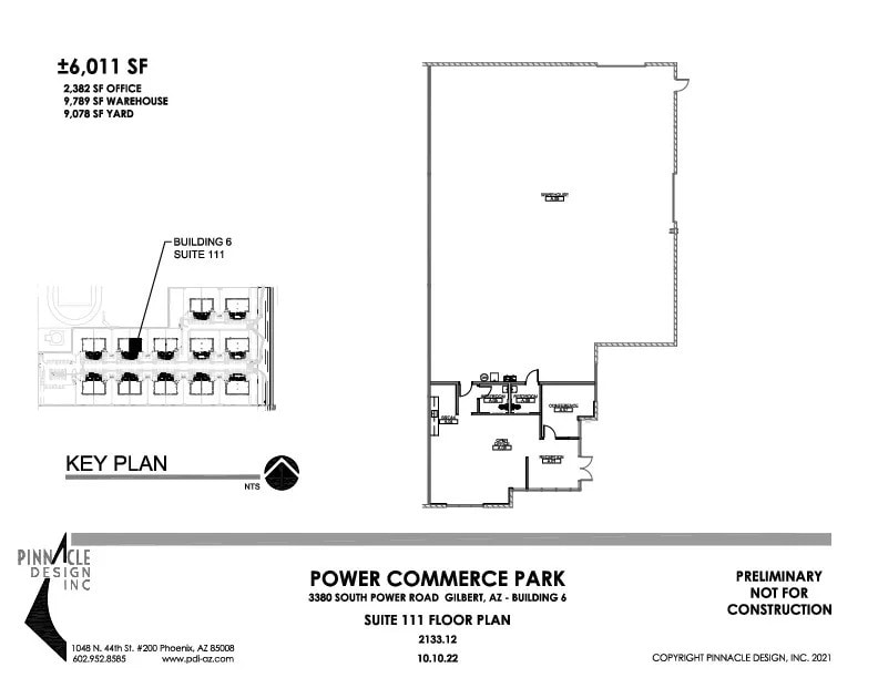 3380 S Power Rd, Gilbert, AZ à louer Plan d’étage– Image 1 sur 1