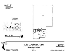 3380 S Power Rd, Gilbert, AZ à louer Plan d’étage– Image 1 sur 1