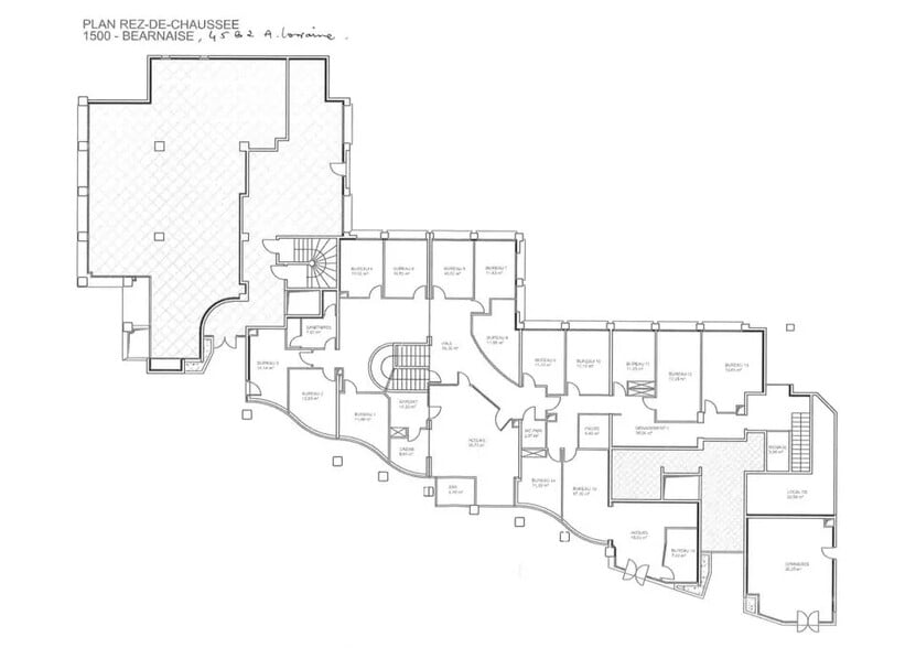 Bureau dans Pau à vendre - Plan d’étage – Image 2 sur 6