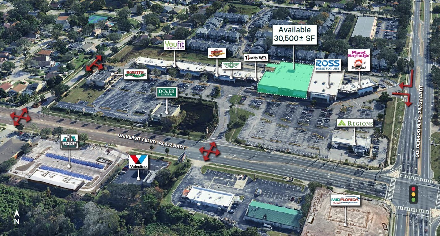 7580 University Blvd, Winter Park, FL à louer Aérien– Image 1 sur 2