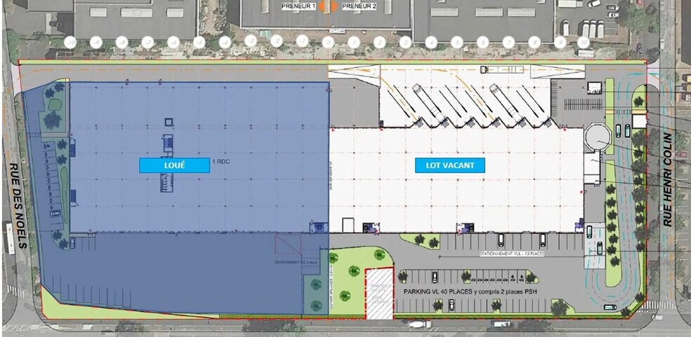 Local d’activités dans Gennevilliers à louer - Plan de site – Image 3 sur 5