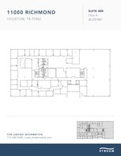 11000 Richmond Ave, Houston, TX à louer Plan d’étage– Image 1 sur 1