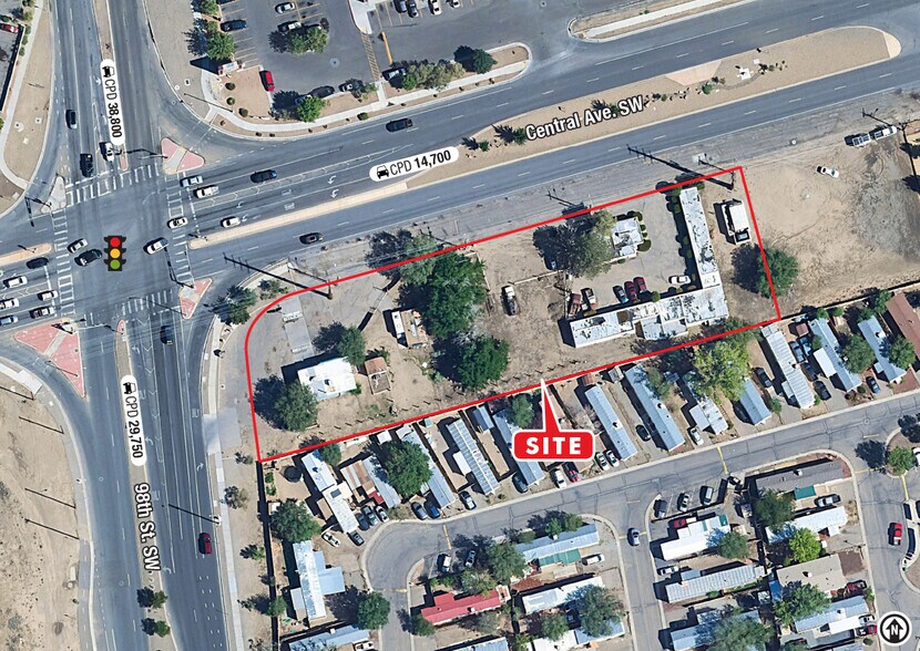 9700 Central Ave SW, Albuquerque, NM à vendre - Photo de l’immeuble – Image 2 sur 4