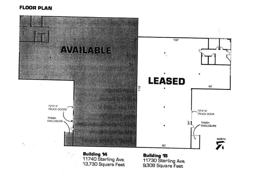 11860 Magnolia Ave, Riverside, CA à louer Plan d’étage– Image 1 sur 1
