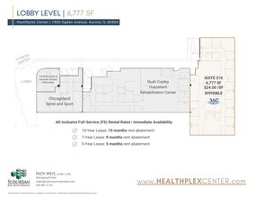 1900 Ogden Ave, Aurora, IL à louer Plan d’étage– Image 1 sur 9
