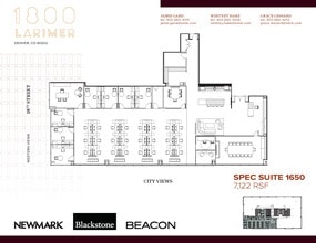 1800 Larimer St, Denver, CO à louer Plan d’étage– Image 1 sur 1