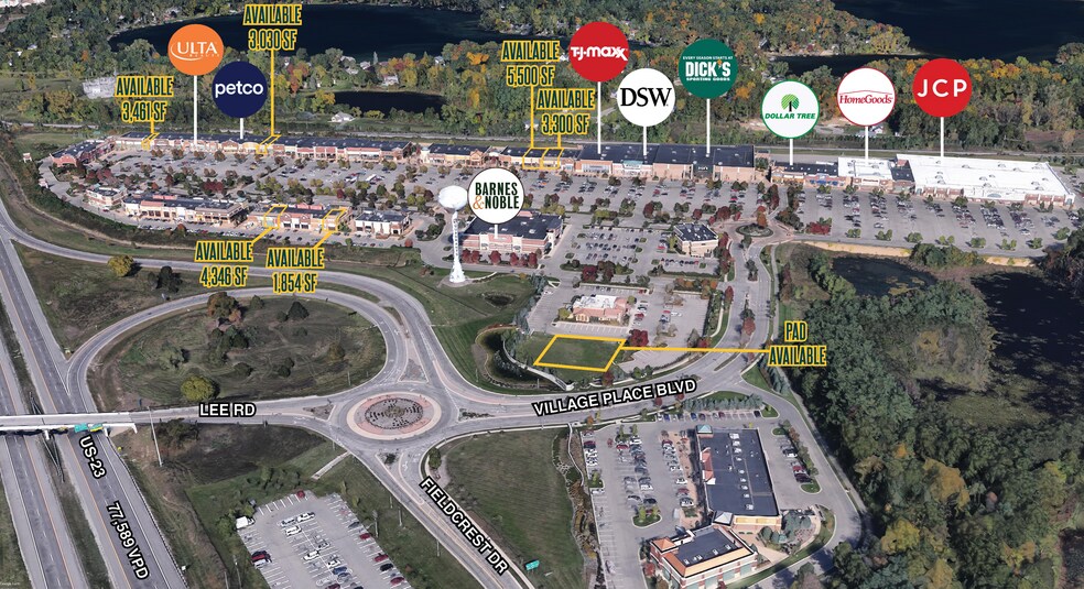 9480-9980 Village Place Blvd, Green Oak Township, MI à louer - Photo de l’immeuble – Image 1 sur 11