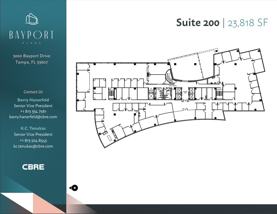 3000 Bayport Dr, Tampa, FL à louer Plan d’étage– Image 1 sur 1