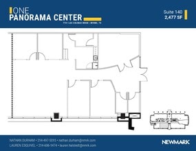7701 Las Colinas Rdg, Irving, TX à louer Plan d’étage– Image 1 sur 1