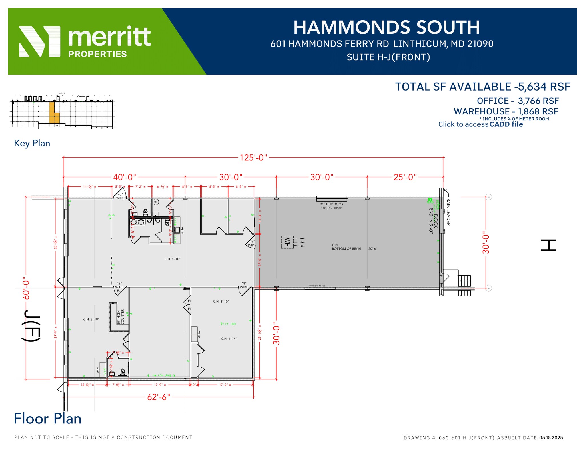 611 Hammonds Ferry Rd, Linthicum, MD à louer Plan d’étage– Image 1 sur 1