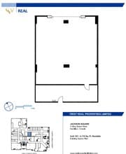 100, 110, and 120 King St W, Hamilton, ON à louer Plan d’étage– Image 1 sur 1