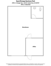 2701 Orange Ave, Santa Ana, CA à louer Plan d’étage– Image 1 sur 1