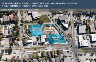 Plus de détails pour 5802 N Main St, Houston, TX - Terrain à louer