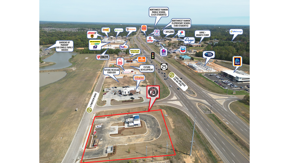 137 Pineview dr, Flowood, MS à vendre - Photo de l’immeuble – Image 3 sur 5