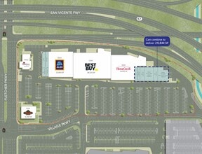 415-761 Parkway Plaza, El Cajon, CA à louer Plan de site– Image 1 sur 1