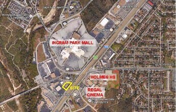 6407-6413 NW Loop 410, San Antonio, TX - Vue aérienne vue de carte