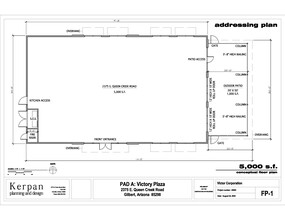 2343 E Queen Creek, Gilbert, AZ à louer Plan d’étage– Image 2 sur 8