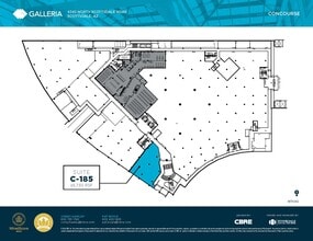4343 N Scottsdale Rd, Scottsdale, AZ à louer Plan d’étage– Image 1 sur 1