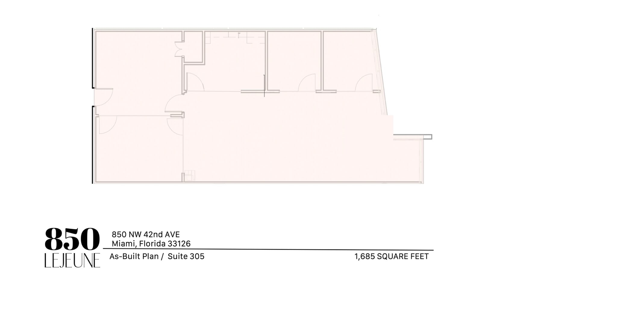 850 NW 42nd Ave, Miami, FL à louer Plan de site– Image 1 sur 1