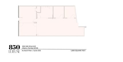 850 NW 42nd Ave, Miami, FL à louer Plan de site– Image 1 sur 1