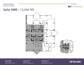 6 Concourse Pky NE, Atlanta, GA à louer Plan d’étage– Image 1 sur 3