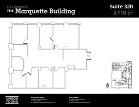 140 S Dearborn St, Chicago, IL à louer Plan de site– Image 1 sur 2