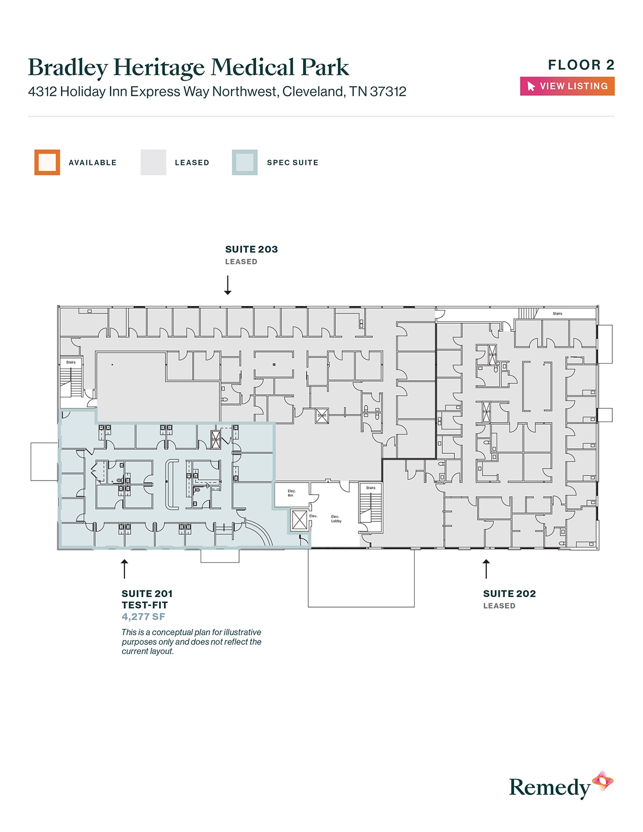 4312 Holiday Inn Express Way NW, Cleveland, TN à louer Plan d’étage– Image 1 sur 1