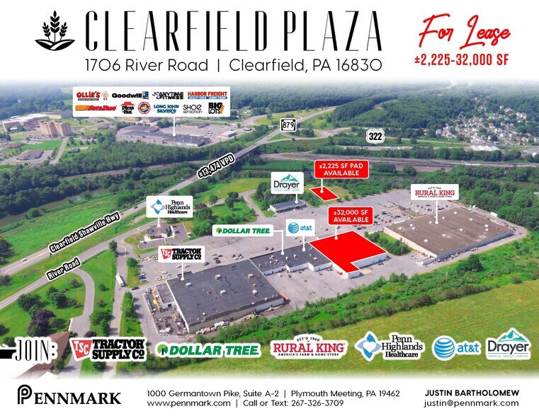 1682-1900 River Rd, Clearfield, PA à louer - Photo principale – Image 1 sur 4
