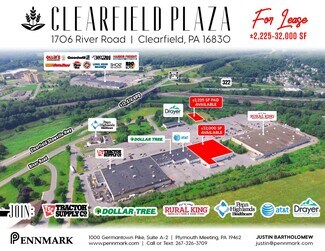 Plus de détails pour 1682-1900 River Rd, Clearfield, PA - Local commercial à louer