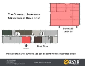 56 Inverness Dr E, Englewood, CO à louer Plan d’étage– Image 2 sur 2