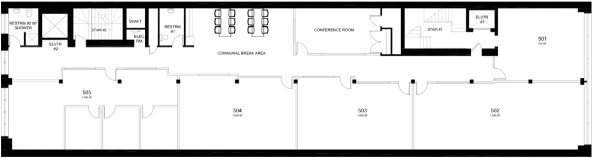 1132 S Wabash Ave, Chicago, IL à louer Plan d’étage– Image 1 sur 16
