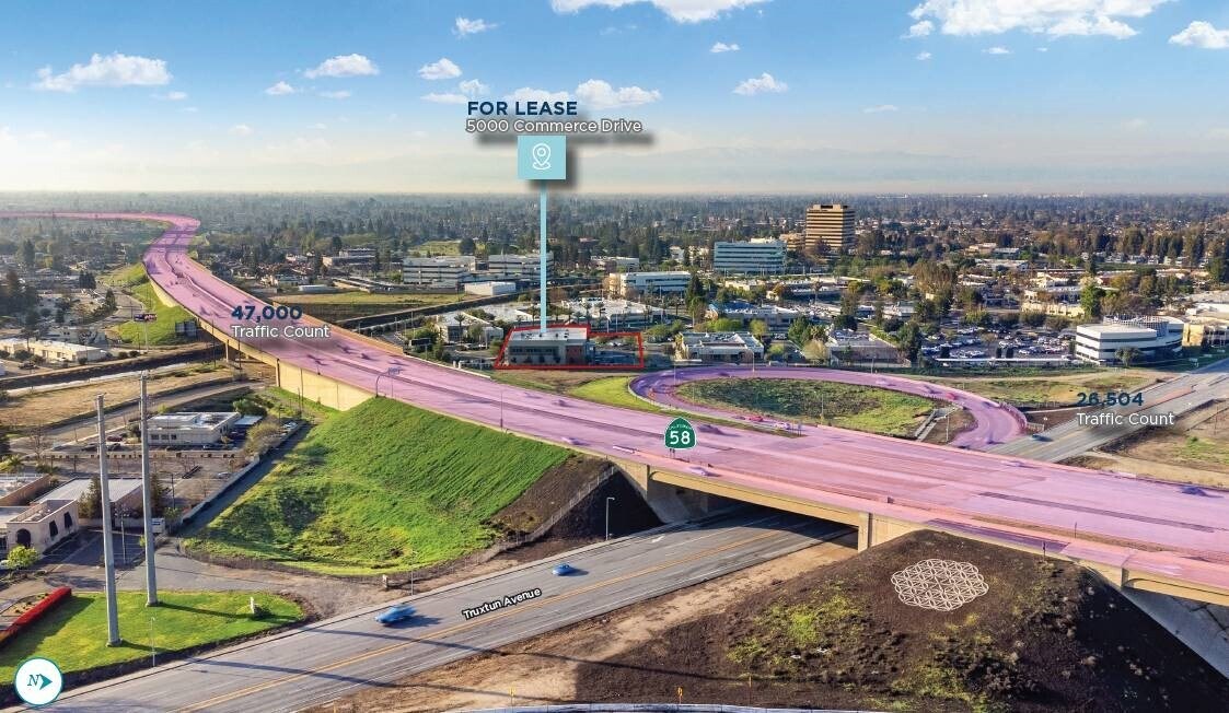 5000 Commerce Dr, Bakersfield, CA à louer Photo de l’immeuble– Image 1 sur 9