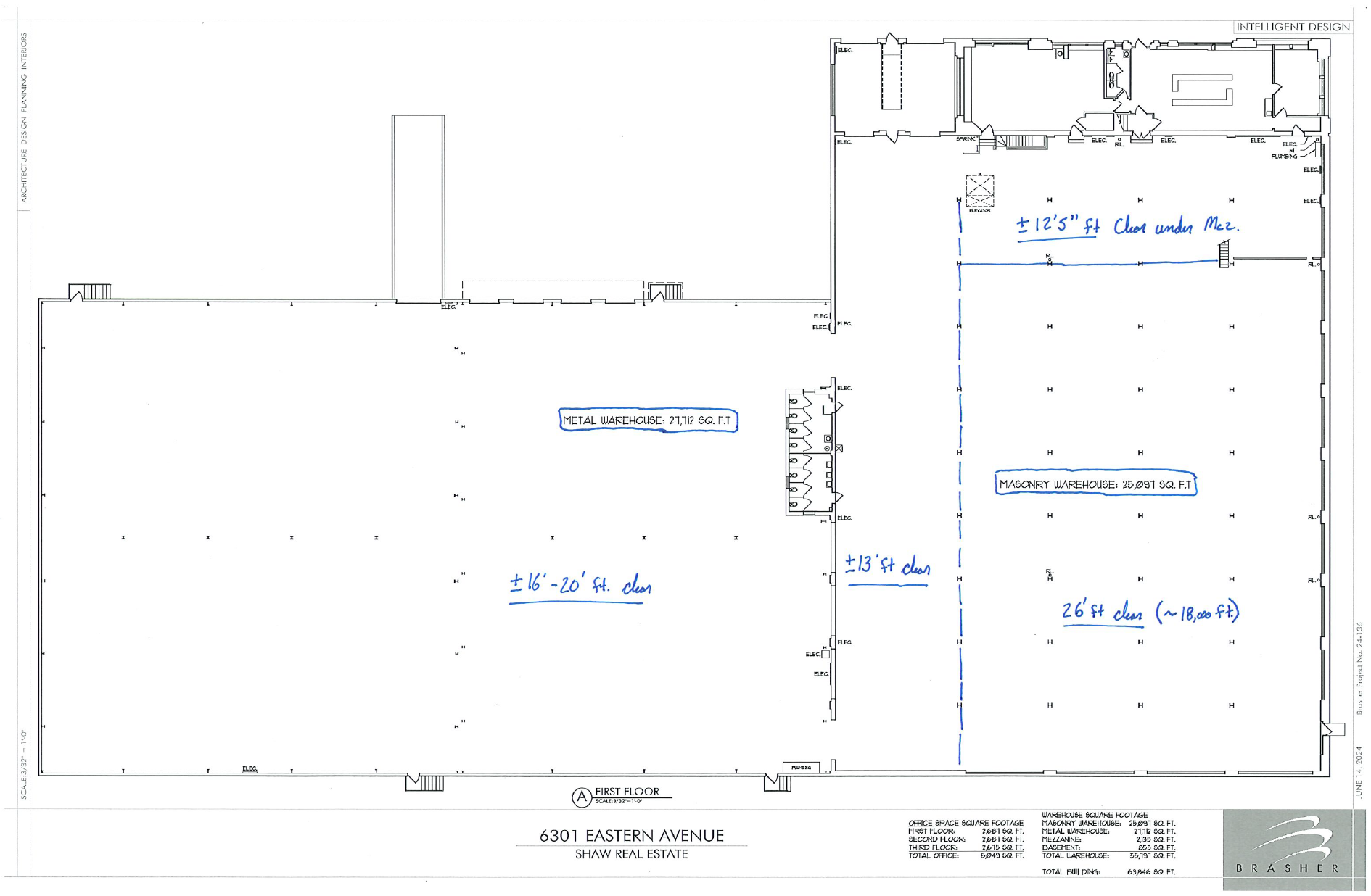 6301 Eastern Ave, Baltimore, MD à louer Plan d’étage– Image 1 sur 3