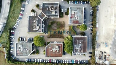 Aix-en-Provence, BDR - Vue aérienne  vue de carte