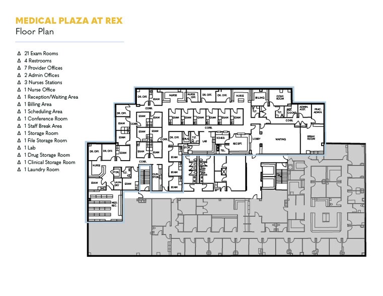 4414 Lake Boone Trl, Raleigh, NC à louer - Plan d’étage – Image 2 sur 19