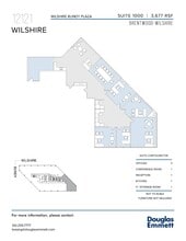 12121 Wilshire Blvd, Los Angeles, CA à louer Plan d’étage– Image 1 sur 1