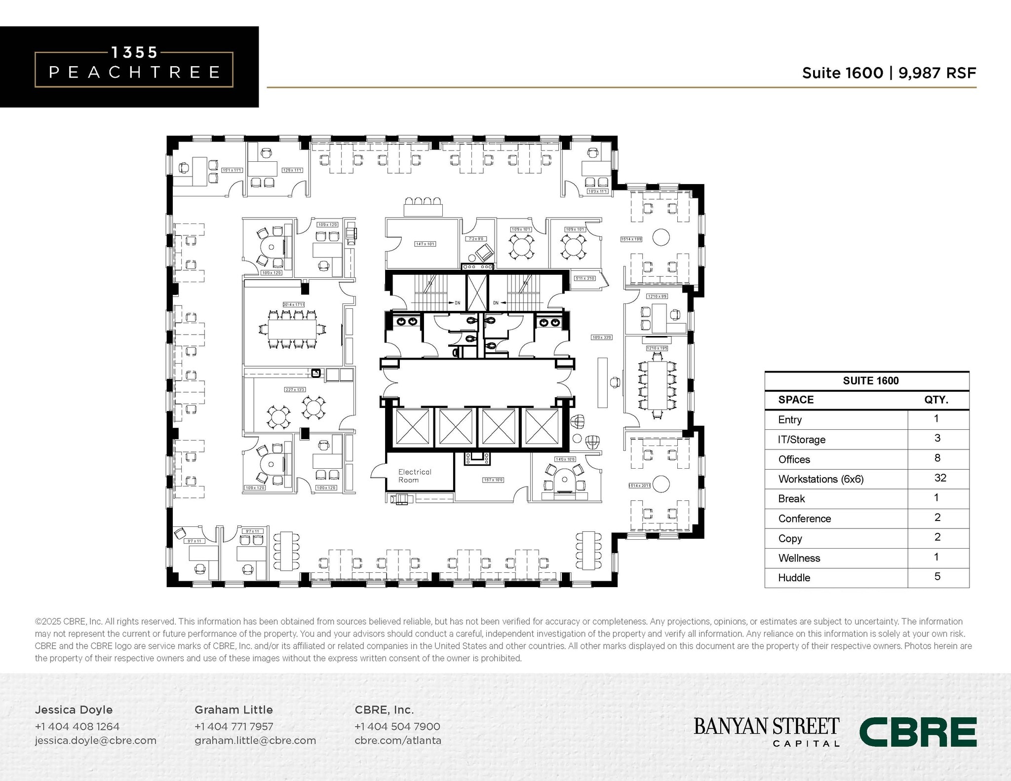 1355 Peachtree St NE, Atlanta, GA à louer Plan d’étage– Image 1 sur 1