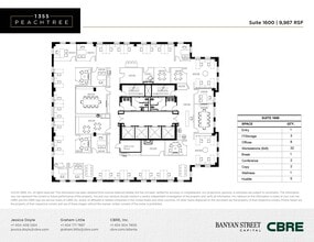 1355 Peachtree St NE, Atlanta, GA à louer Plan d’étage– Image 1 sur 1