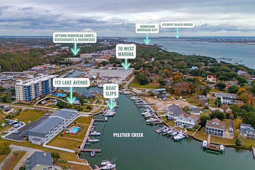 113 Lake Ave, Morehead City, NC à vendre - Photo de l’immeuble – Image 2 sur 9