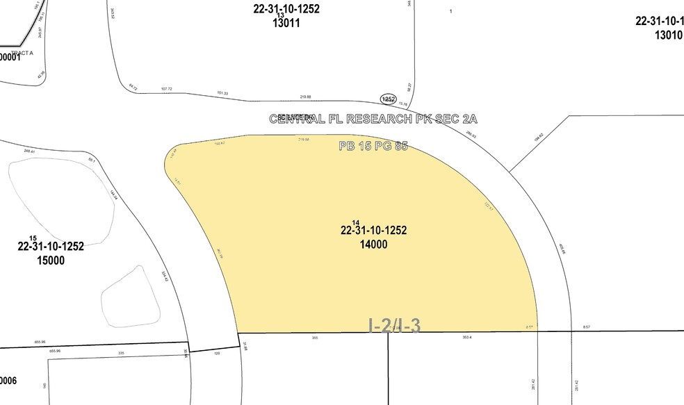 12802 Science Dr, Orlando, FL à louer - Plan cadastral – Image 3 sur 25