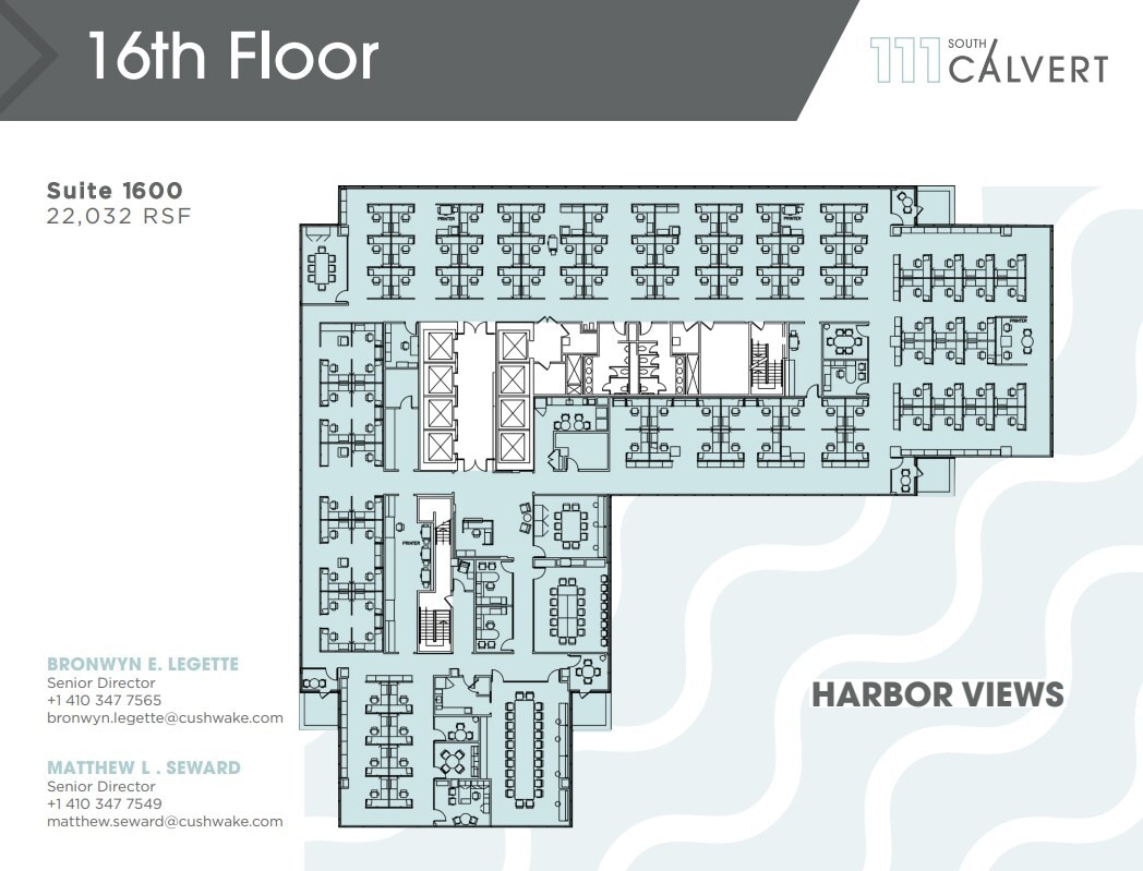 111 S Calvert St, Baltimore, MD à louer Plan d’étage– Image 1 sur 1