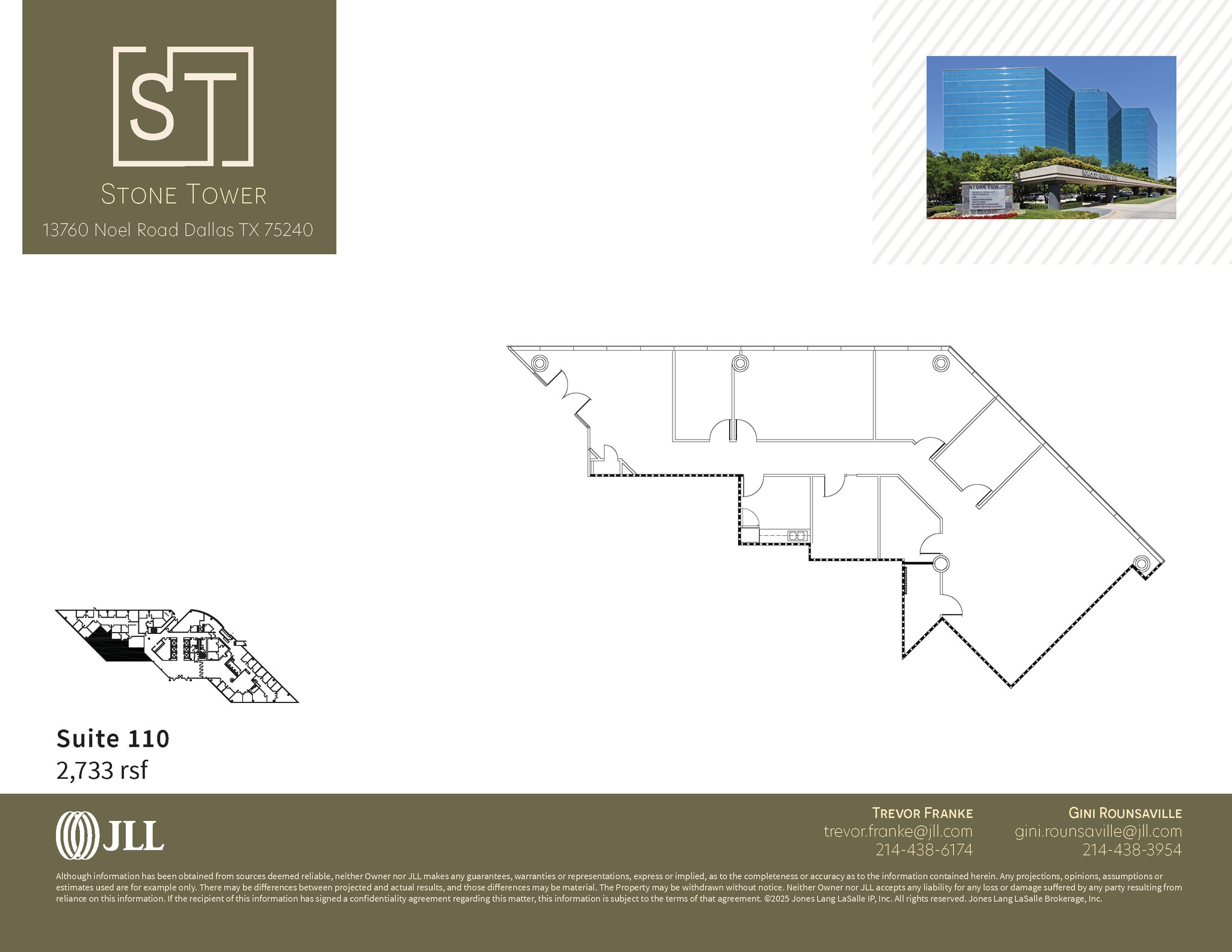 13760 Noel Rd, Dallas, TX à louer Plan d’étage– Image 1 sur 1