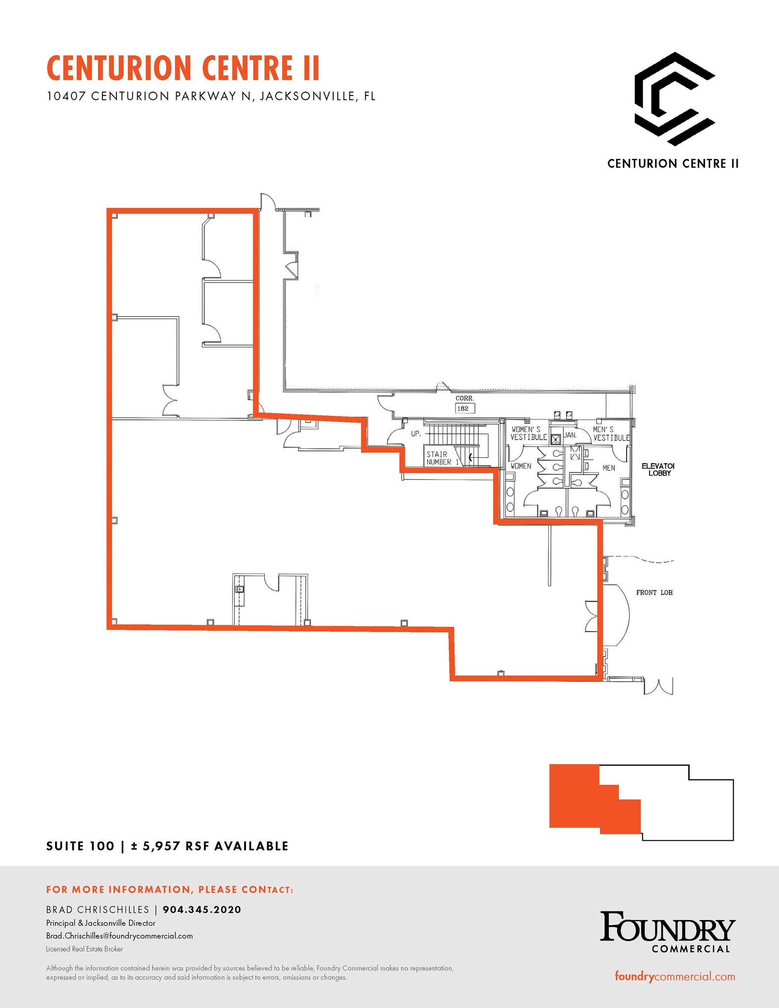 10375 Centurion Pky N, Jacksonville, FL à louer Plan d’étage– Image 1 sur 1