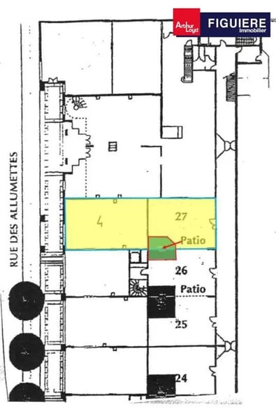3 Rue Des Allumettes, Aix-en-Provence à vendre - Plan de site – Image 3 sur 3