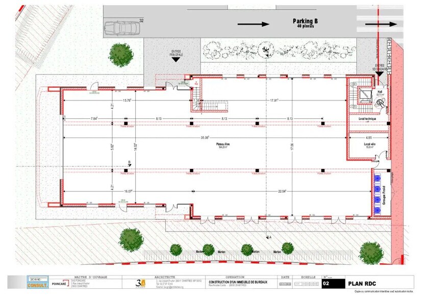 Bureau dans Chartres à vendre - Plan d’étage – Image 3 sur 6